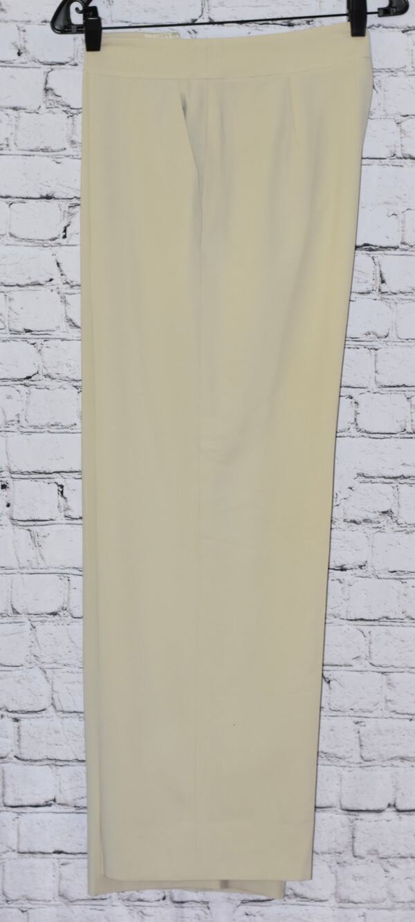 GIORGIO ARMANI Borgo 21 Trouser Slimming Curvy Beige Slacks Pants Size 44/8